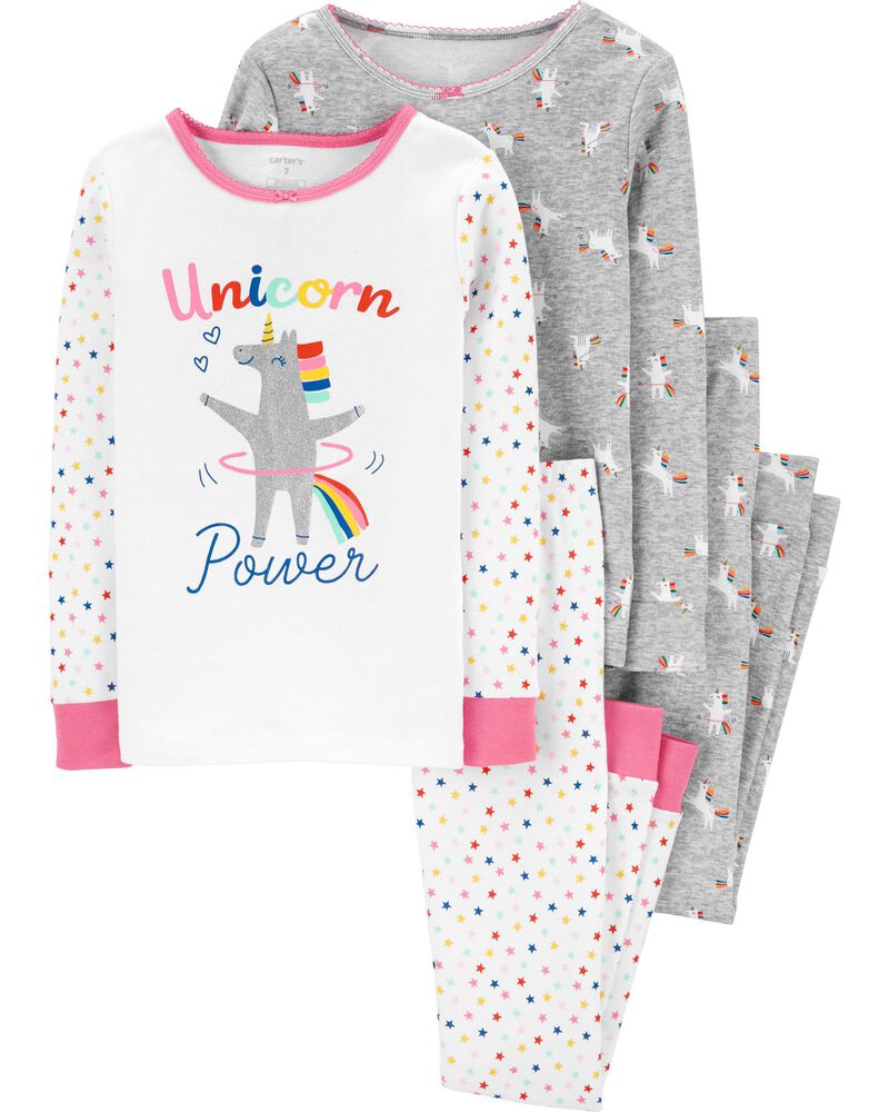 NWT Carter/'s Girls Pajamas Unicorns Pegasus rainbows stars you pick size